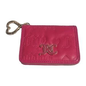 Juicy Couture Pink League Card Case Key Fob Wallet New no tags